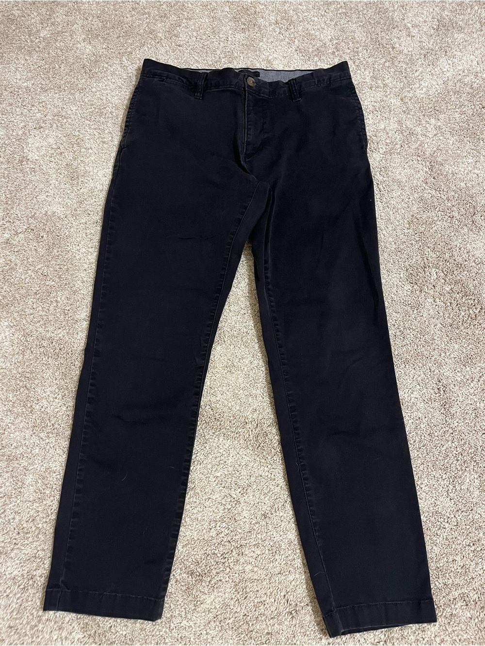 14th & Union Men’s Black Chino Pants Size 32x30 Workwear Office Stretch Slim Fit